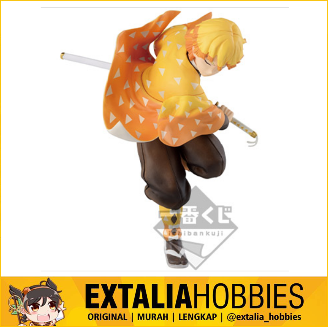 ICHIBAN KUJI - Demon Slayer: Kimetsu no Yaiba The Movie: Mugen Train - C Prize Zenitsu Agatsuma figure ICHIBAN KUJI - Demon Slayer: Kimetsu no Yaiba The Movie: Mugen Train - C Prize Zenitsu Agatsuma figure